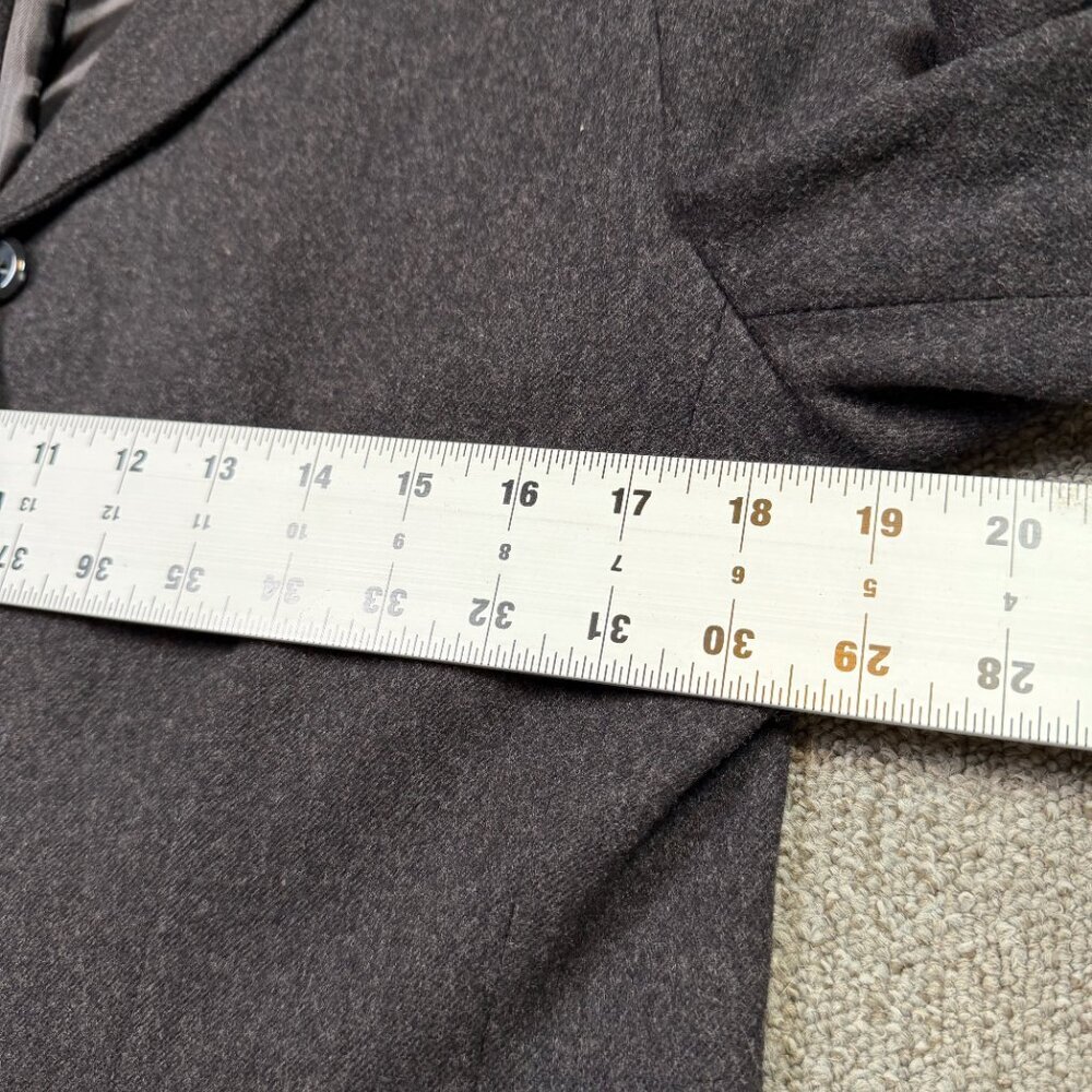 Vintage Pendleton Blazer 100% Virgin Wool Brown Tailored Jacket Womens Size 8 US - Picture 3 of 5